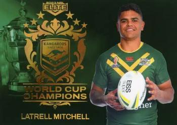 2023 NRL Traders Elite - World Cup Champions #WCC12 Latrell Mitchell Front